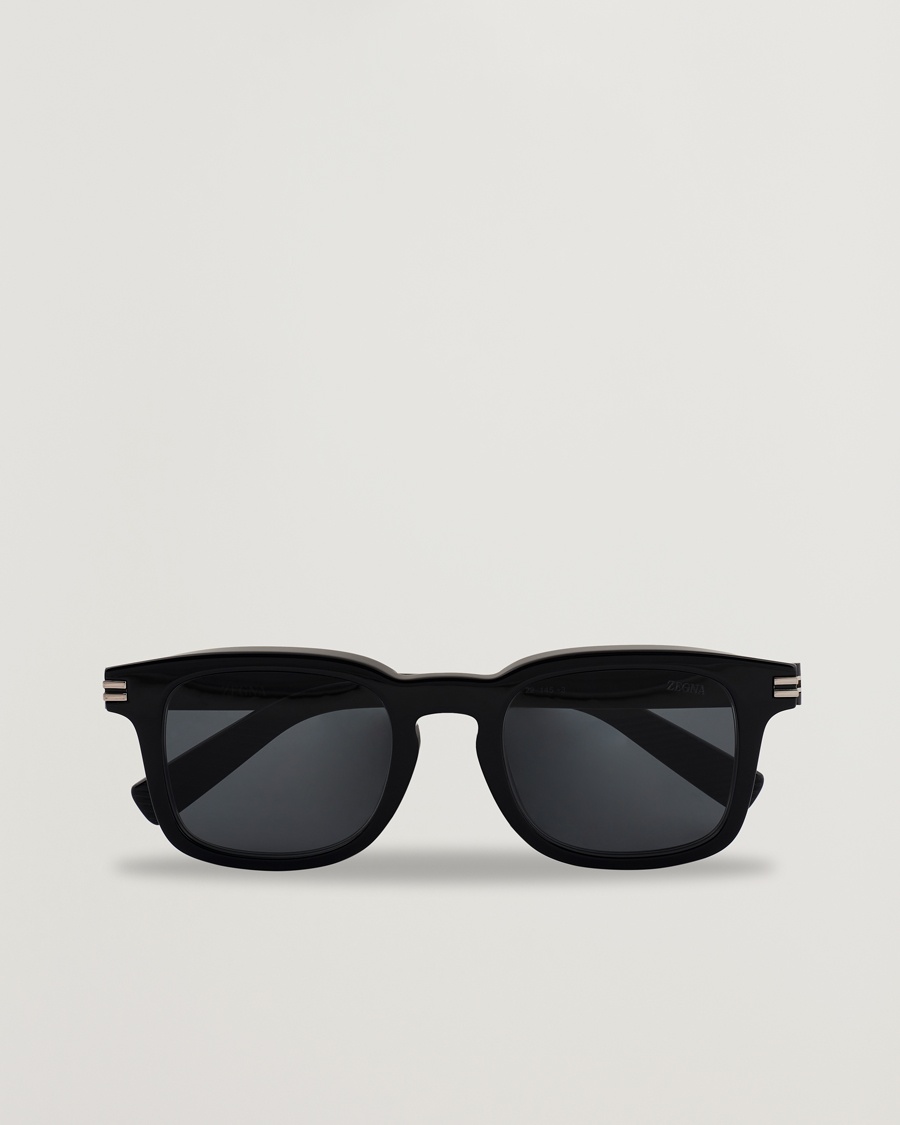 Zegna EZ0230 Sunglasses Black/Smoke – Negro