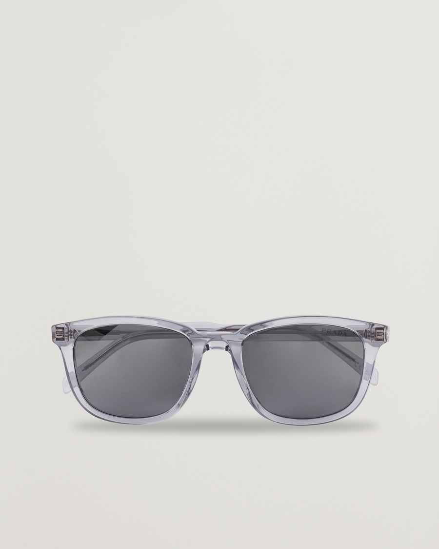 Prada Eyewear Prada 0PR A21S 53 Transparent Azure – Gris