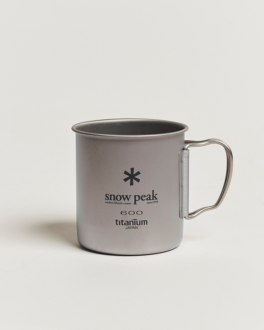 Snow Peak Single Wall Mug 600 Titanium – Gris