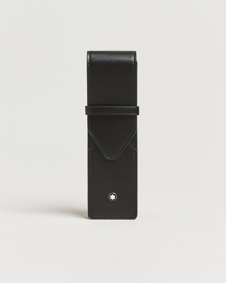 Montblanc Meisterstück 2-Pen Pouch Black – Negro
