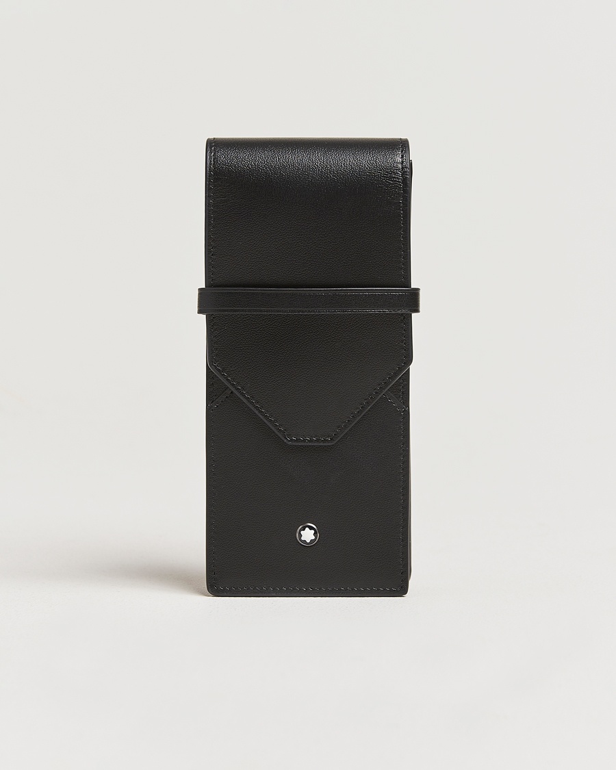Montblanc Meisterstück 3-Pen Pouch Black – Negro