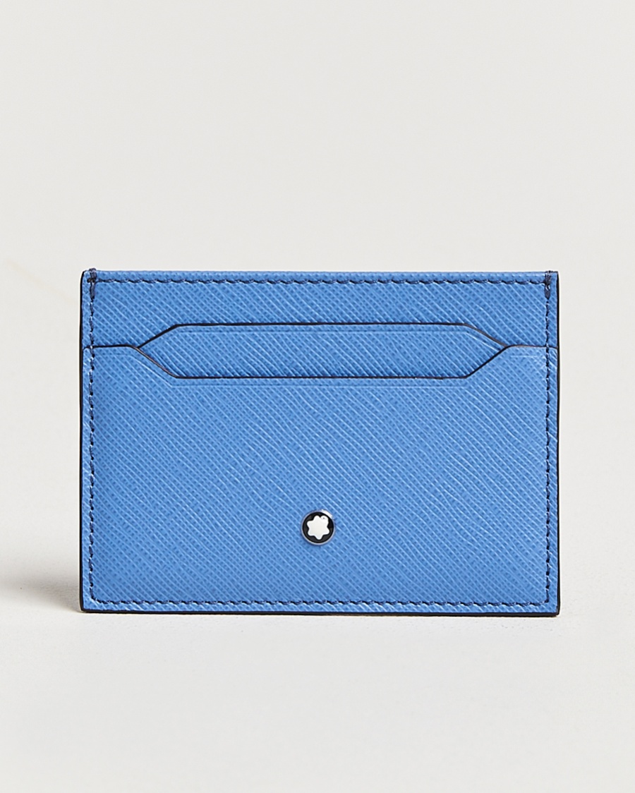 Montblanc Sartorial card holder 5cc Dusty Blue – Azul