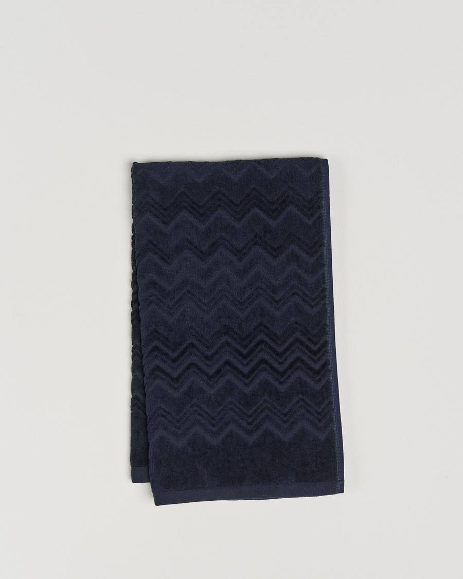 Missoni Home Chalk Hand Towel 40x70cm Navy – Azul