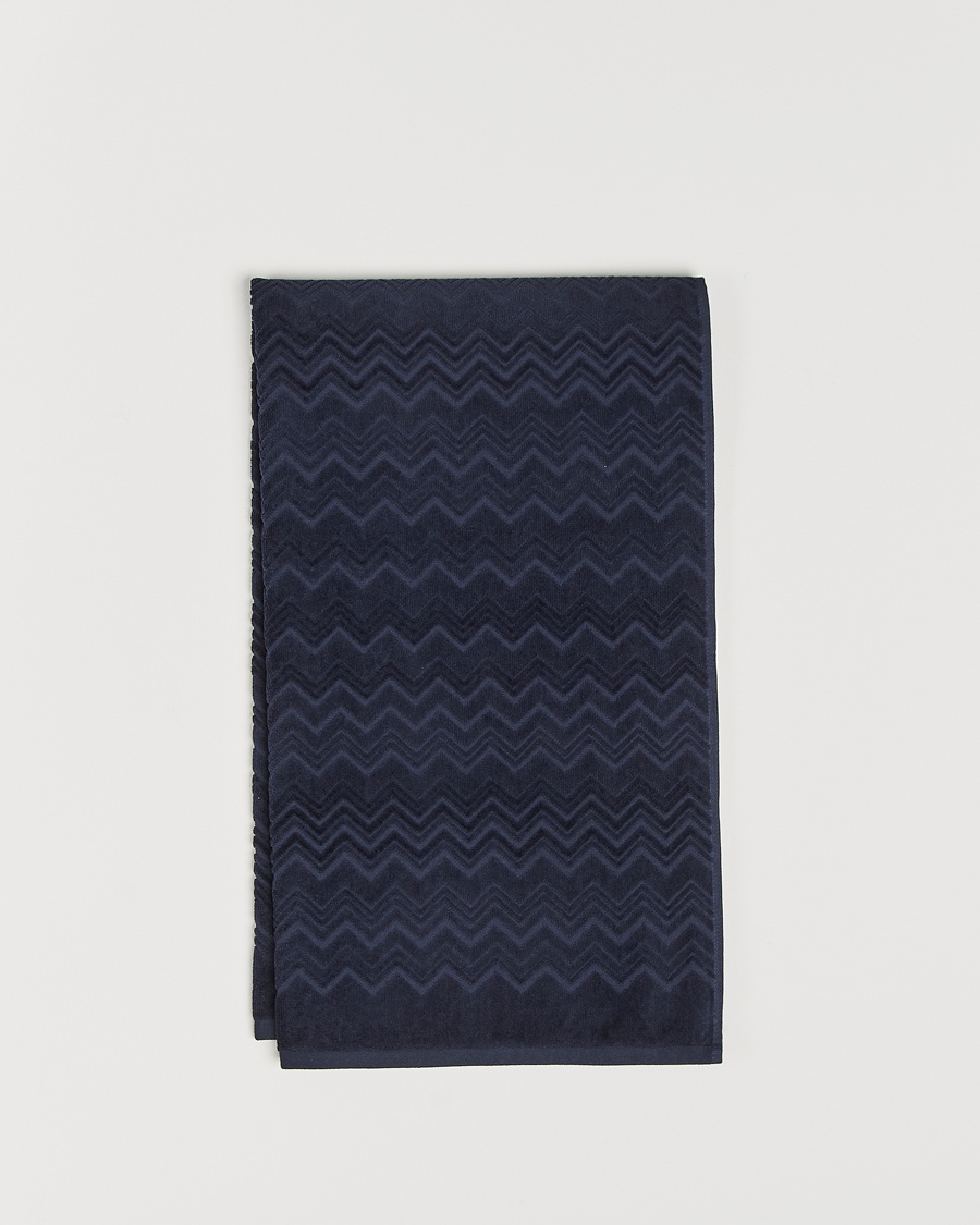 Missoni Home Chalk Bath Towel 70x115cm Navy – Azul
