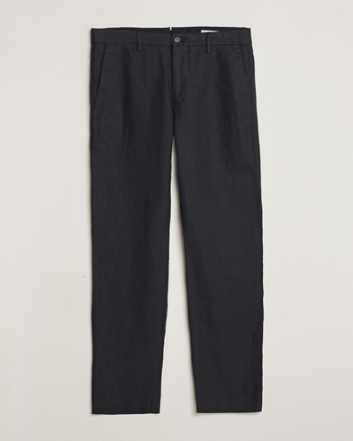  Theo Linen Trousers Black