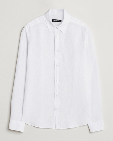  Slim Linen Melange Shirt White