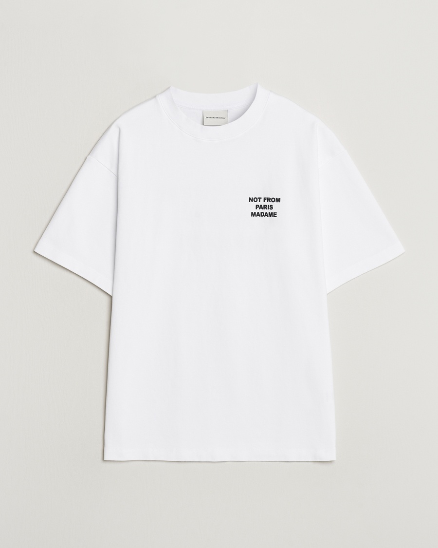 Drôle de Monsieur Slogan T-Shirt Optic White – Blanco