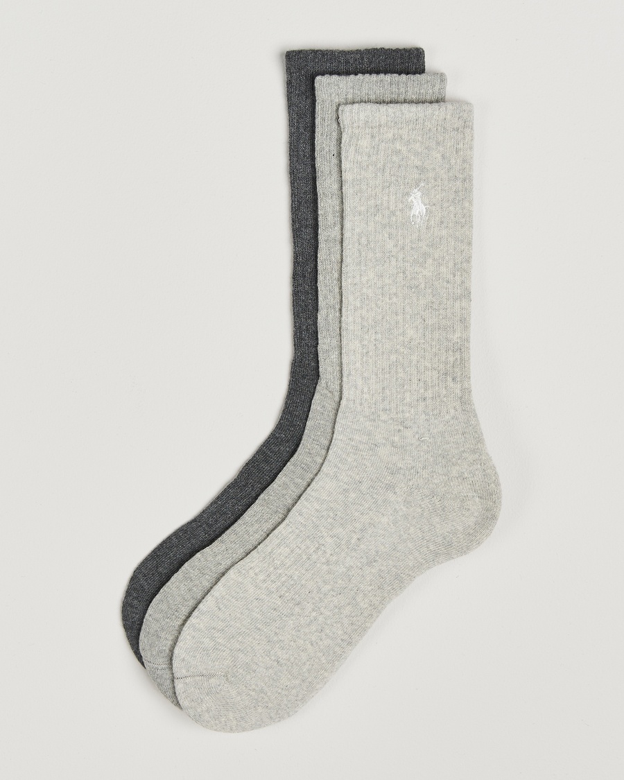 Polo Ralph Lauren Polo Ralph Lauren3-Pack Tonal Crew SocksMulti – Gris