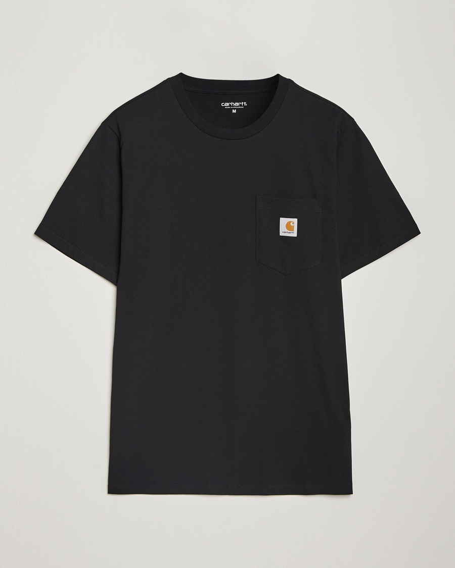 Carhartt WIP Pocket Cotton T-Shirt Black – Negro