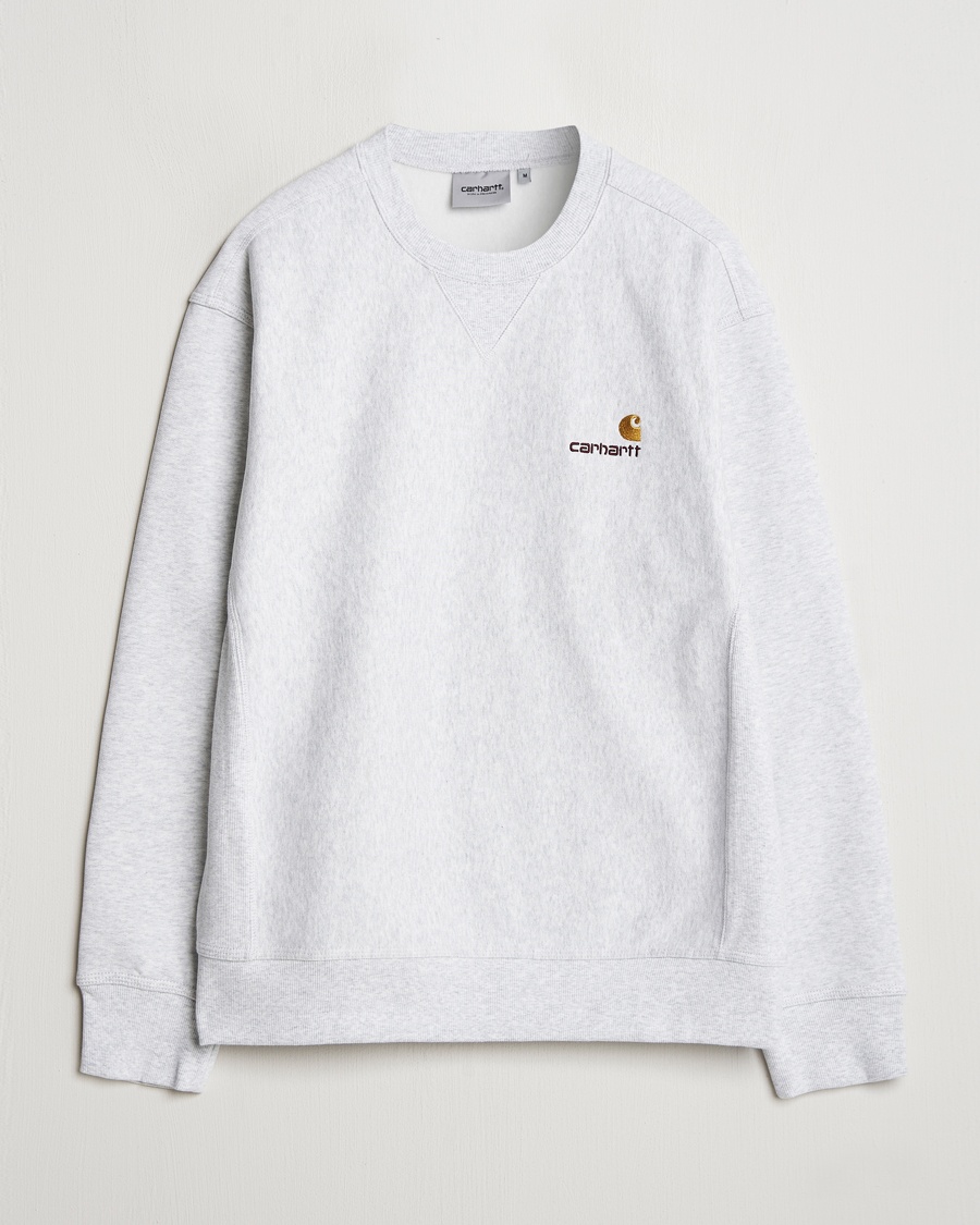 Carhartt WIP American Script Sweatshirt Ash Heather – Gris