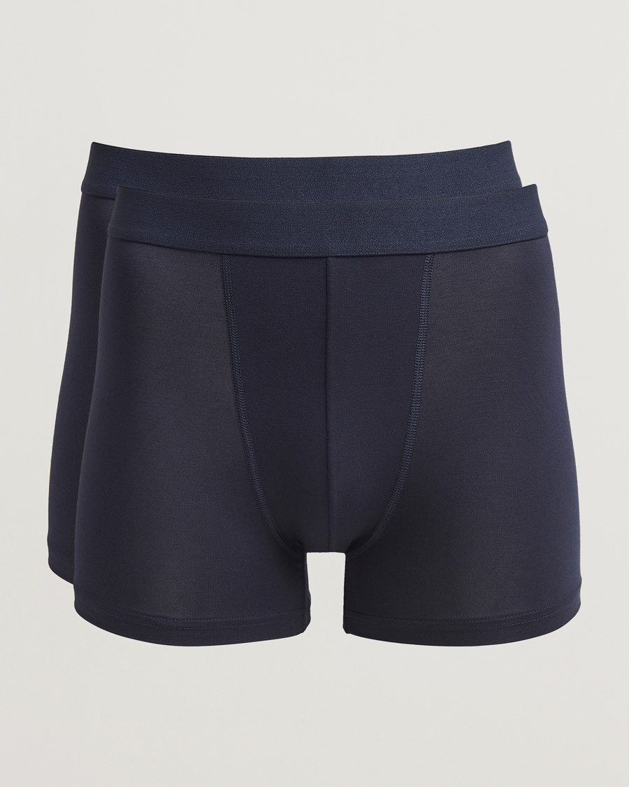 Bread & Boxers 2-Pack Boxer Breif Modal Dark Navy – Azul