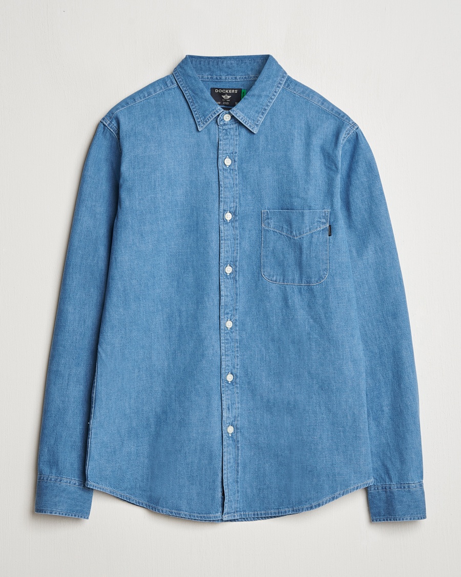 Dockers Original Slim Denim Shirt Draft – Azul