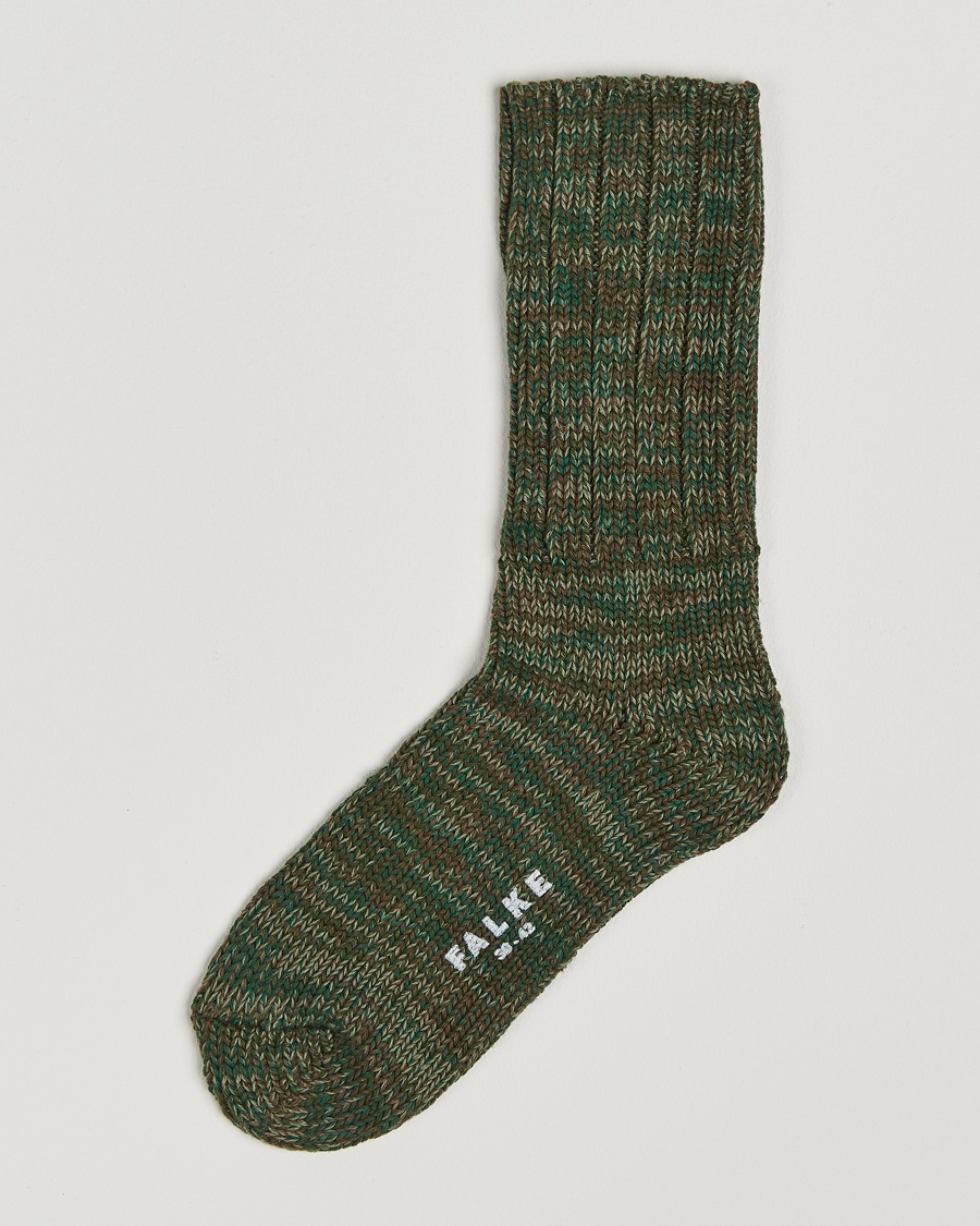 Falke Brooklyn Cotton Sock Brown Tan – Marrón