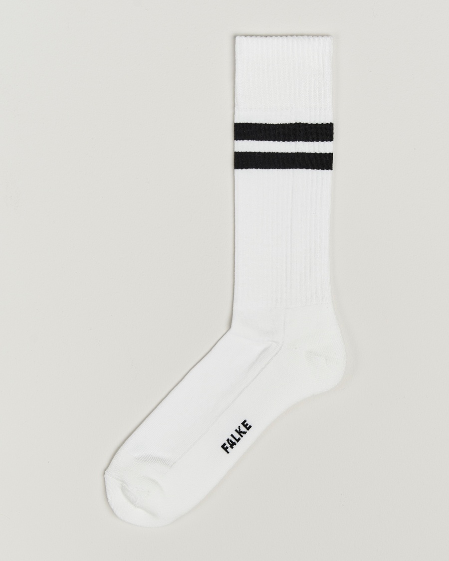 Falke Dynamic Tennis Sock White/Black – Blanco