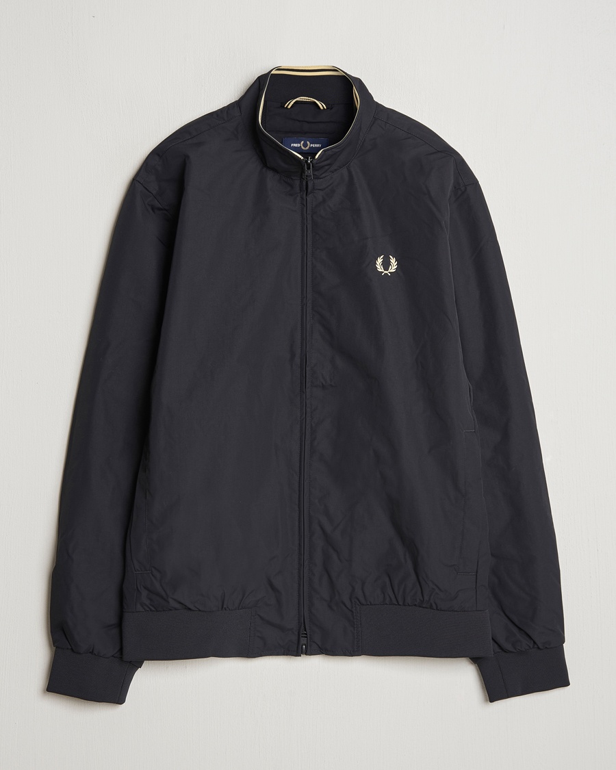 Fred Perry Brentham Jacket Black – Negro