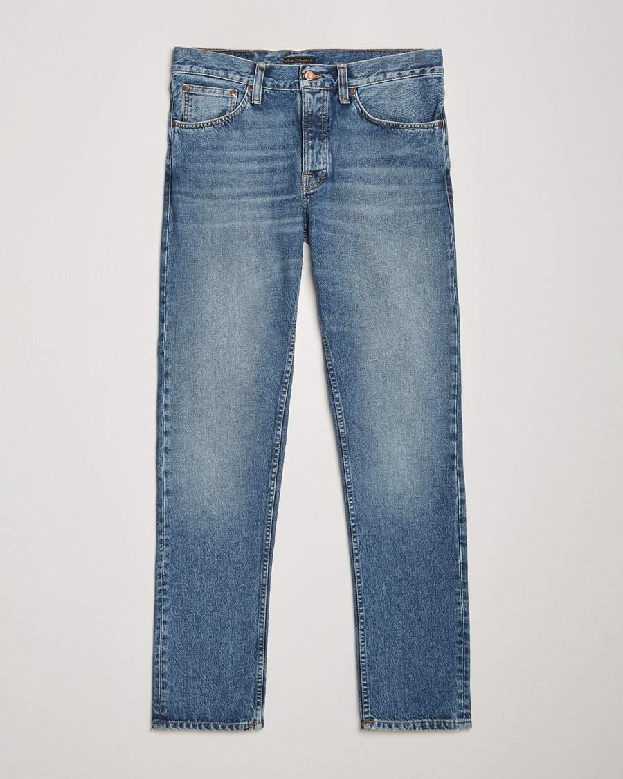 Nudie Jeans Steady Eddie II Jeans Blue Haze – Azul