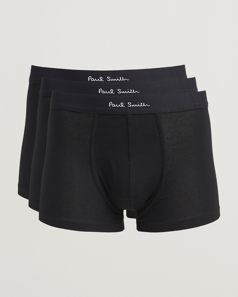 Paul Smith 3-Pack Trunk Black – Negro