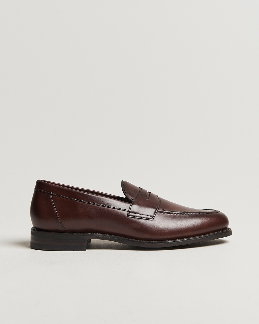 Loake Shoemakers Imperial Penny Loafer Dark Brown – Marrón