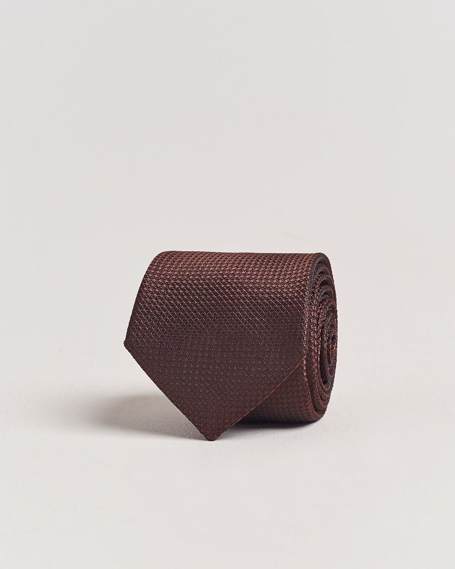 Morris Structure Tie Brown – Marrón