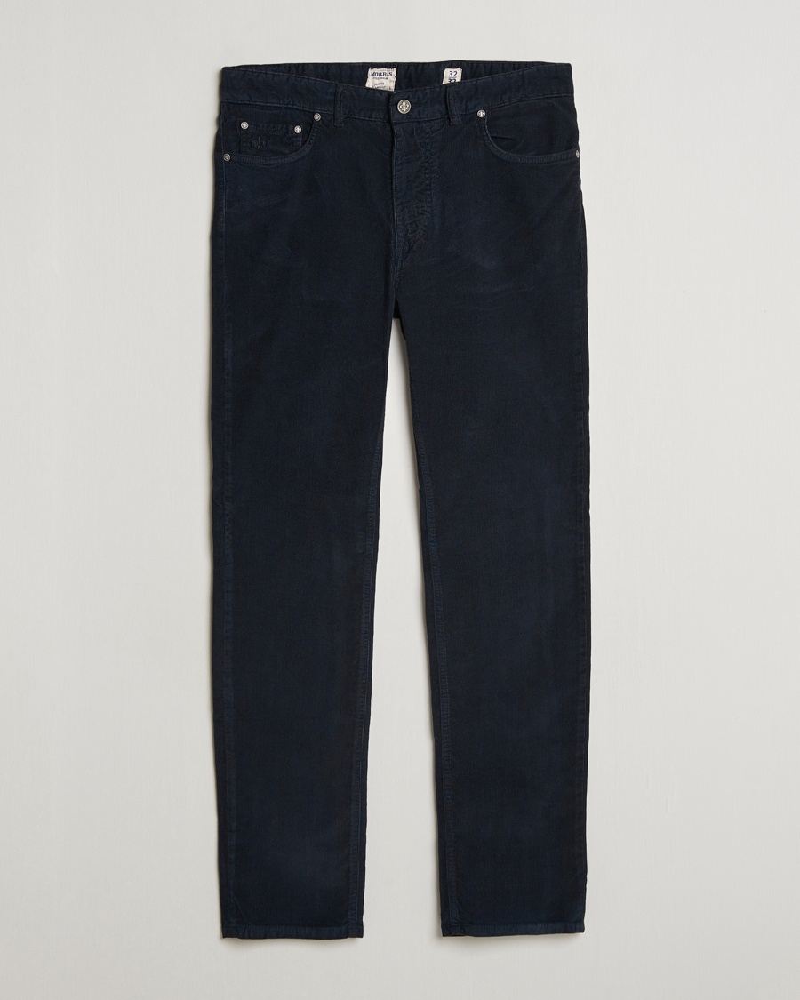Morris James Corduroy 5-Pocket Pant Navy – Azul