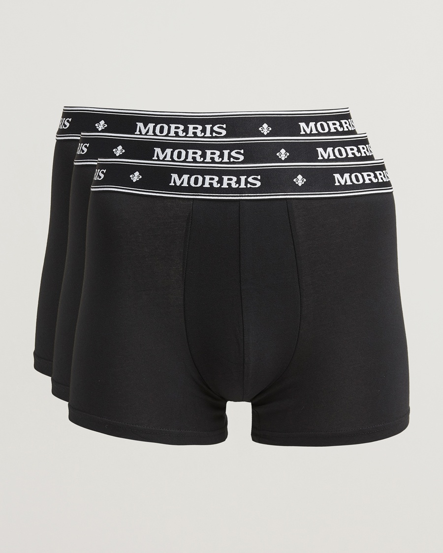 Morris Boxer Brief 3-Pack Black – Negro