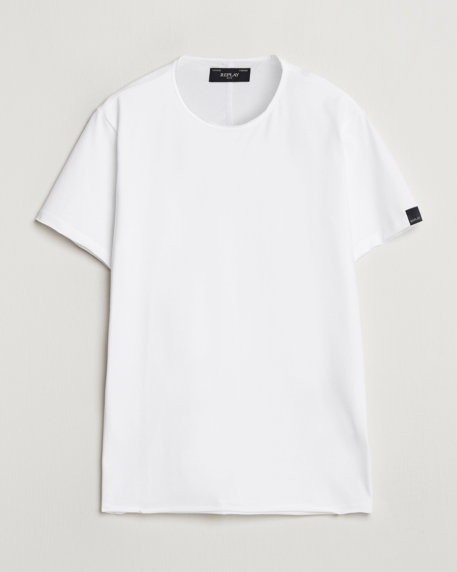 Replay Crew Neck T-Shirt White – Blanco