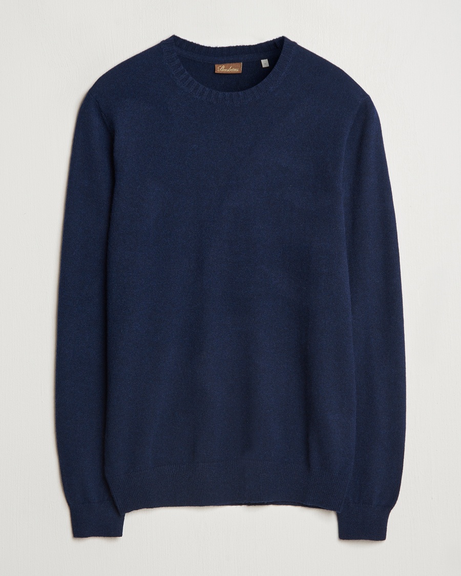 Stenströms Cashmere Crewneck Navy – Azul