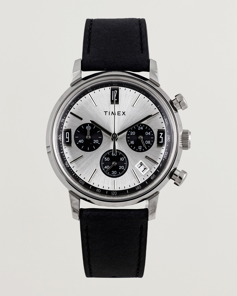 Timex Marlin Chrono Tachymeter 40mm Silver Dial – Plata