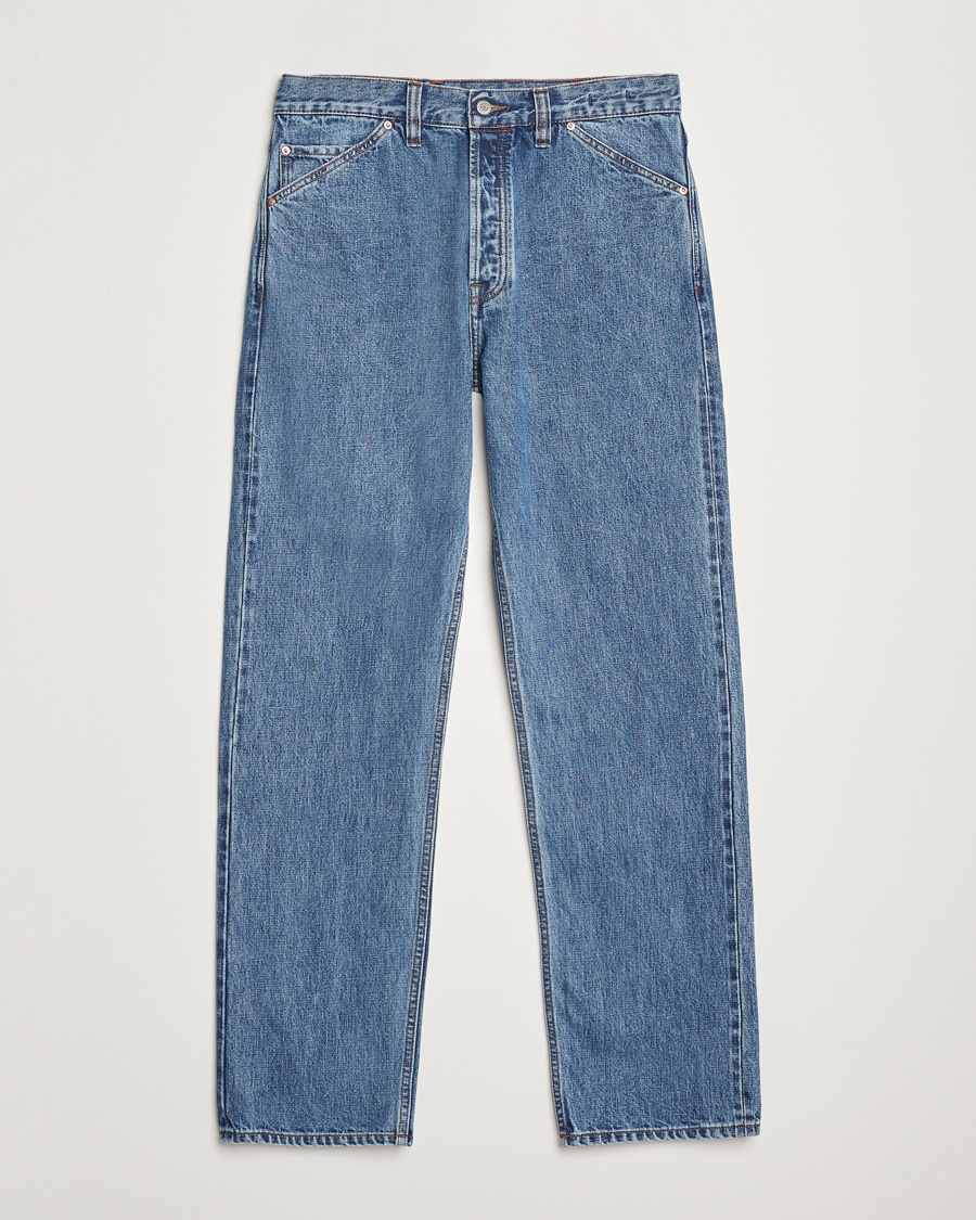 Drake's 5-Pocket Japanese Selvedge Jeans Bleach – Azul
