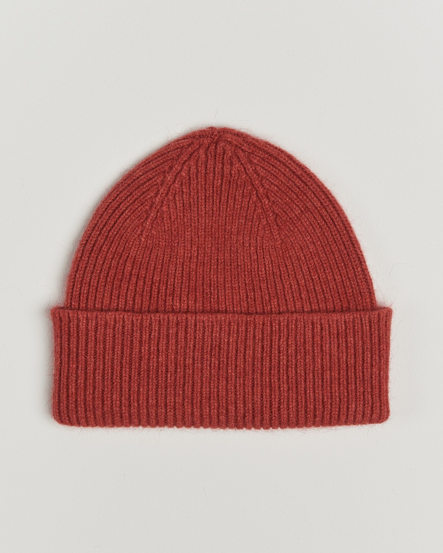 Le Bonnet Lambswool/Caregora Beanie Terra – Rojo