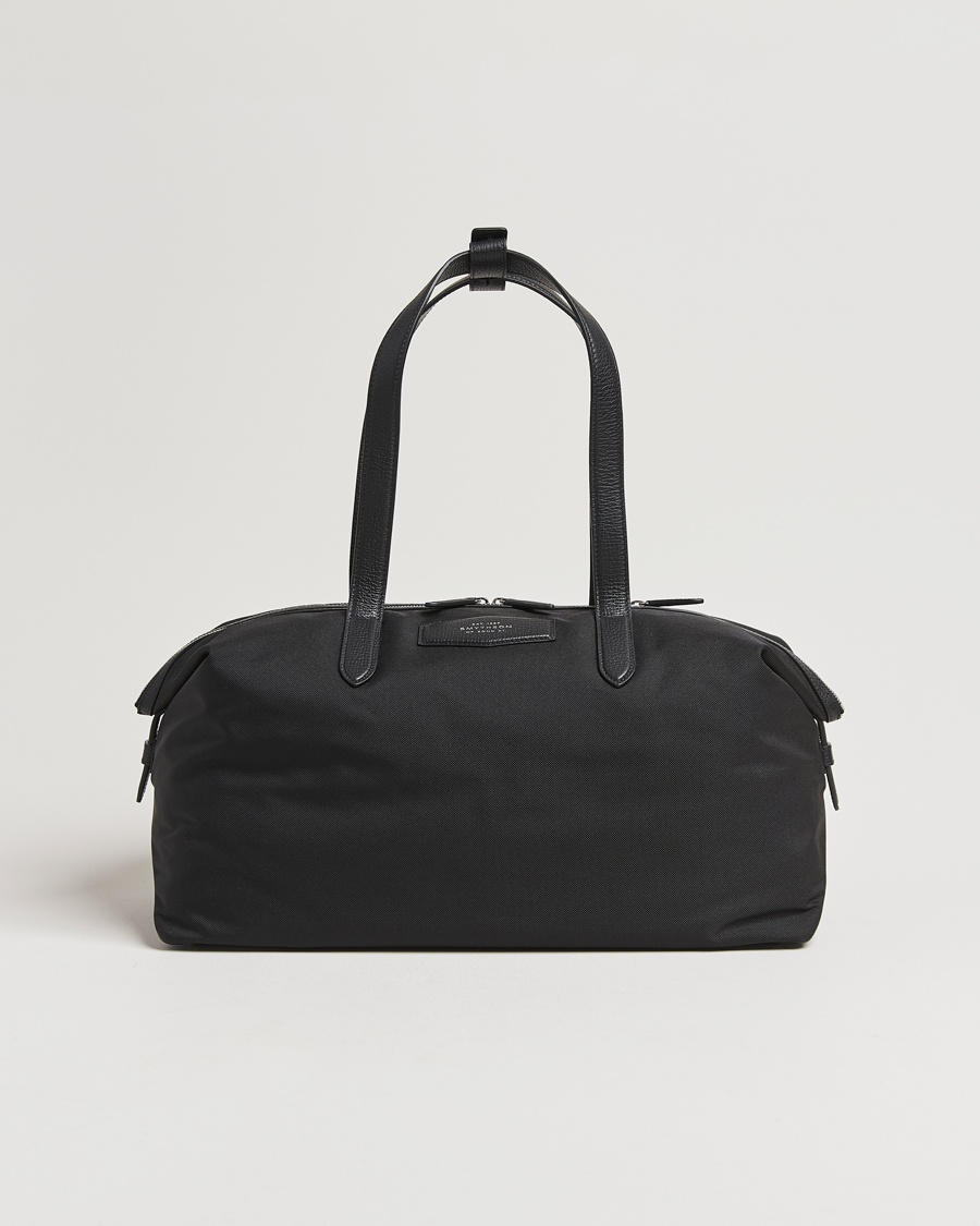 Smythson Canvas Norton Small Travel Bag Black – Negro