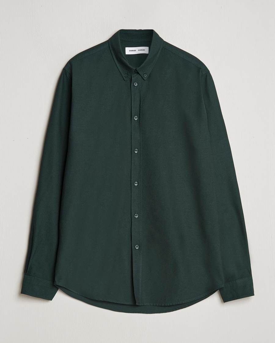 Samsøe Samsøe Saliam Oxford Shirt Darkest Spruce – Verde
