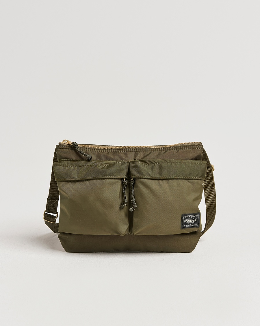 Porter-Yoshida & Co. Force Small Shoulder Bag Olive Drab – Verde