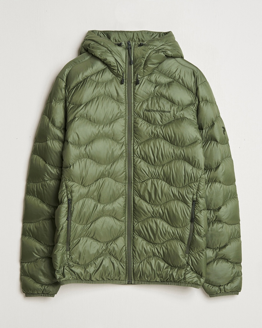 Peak Performance Helium Down Hooded Jacket Pine Needle – Verde