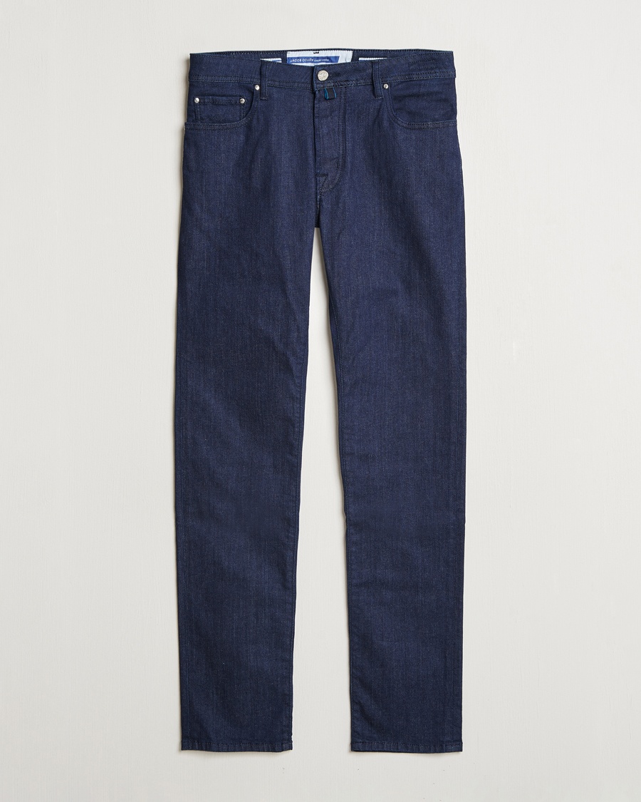 Jacob Cohën Bard 688 Slim Fit Stretch Jeans Dark Tonal Wash – Azul
