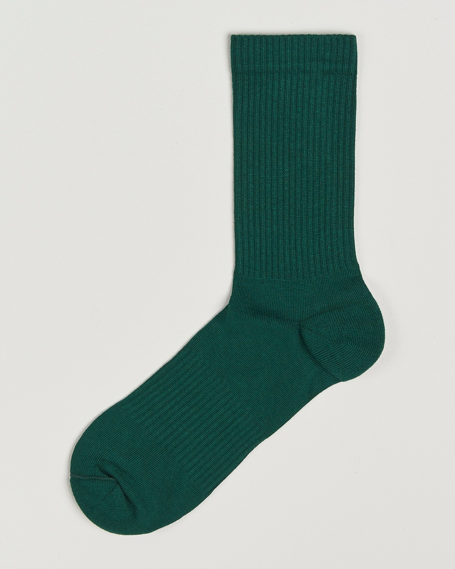 Sweyd Crew Cotton Socks Green – Verde