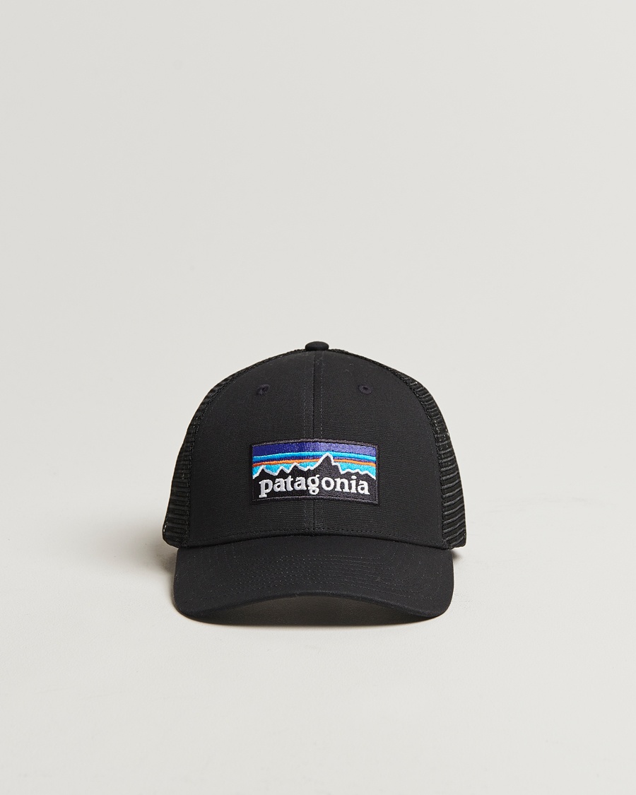Patagonia PatagoniaP-6 Logo LoPro Trucker HatBlack – Negro