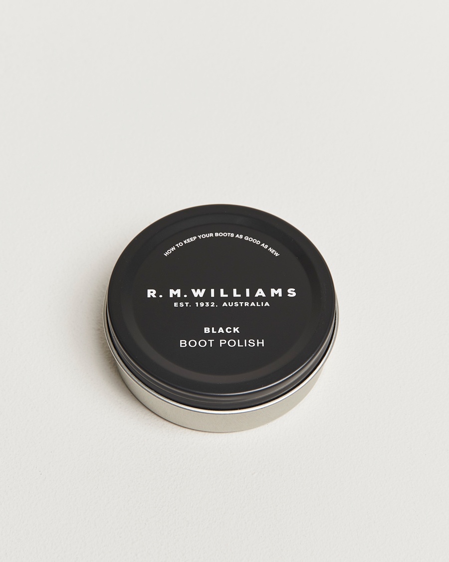 R.M.Williams Stockman's Boot Polish 70ml Black – Negro