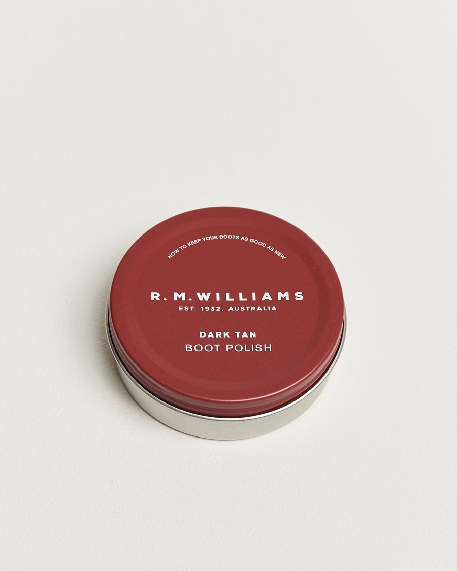 R.M.Williams Stockman's Boot Polish 70ml Dark Tan – Marrón