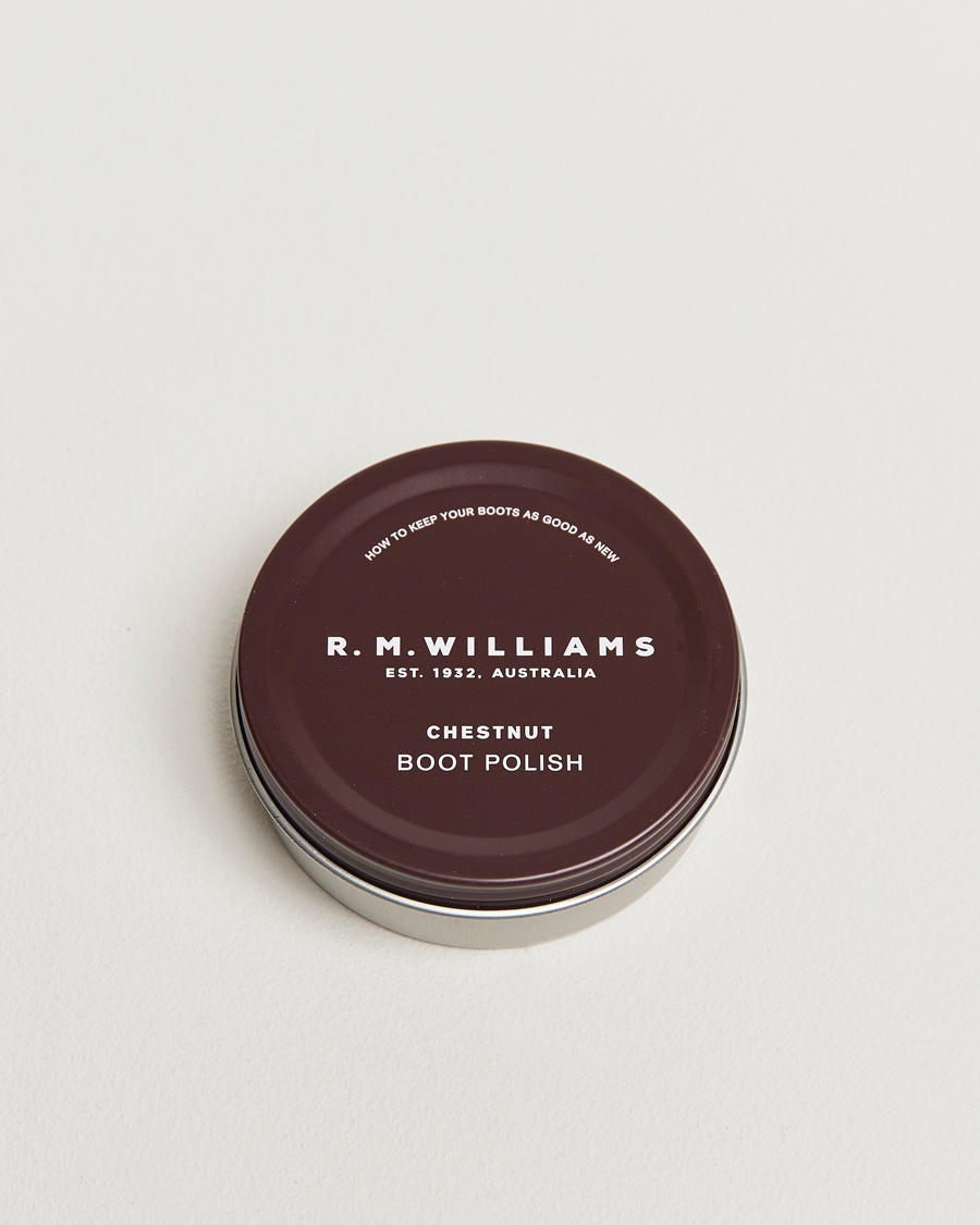 R.M.Williams Stockman's Boot Polish 70ml Chestnut – Marrón