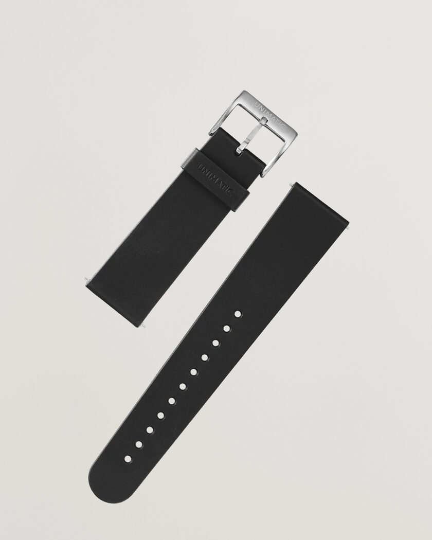 UNIMATIC TPU Quick Release 22mm Strap Black – Negro