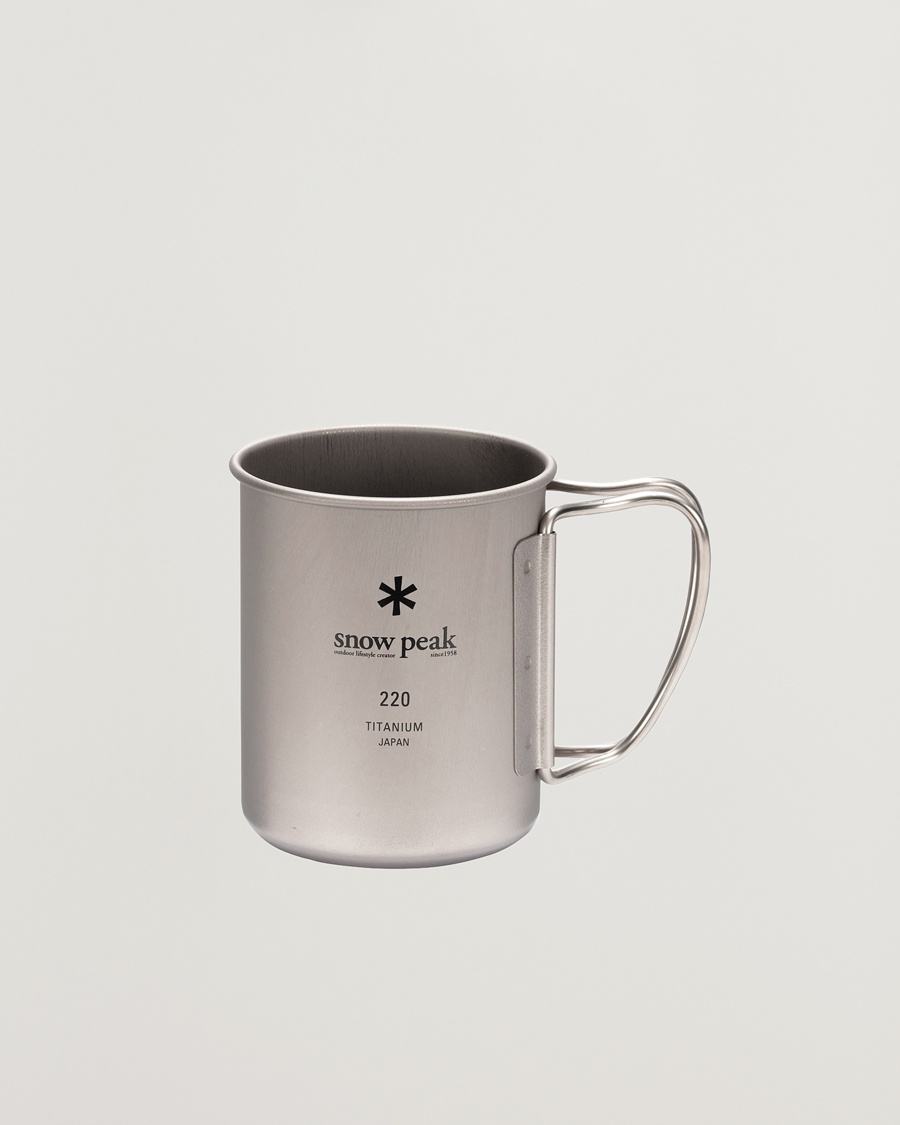 Snow Peak Single Wall Mug 220 Titanium – Gris