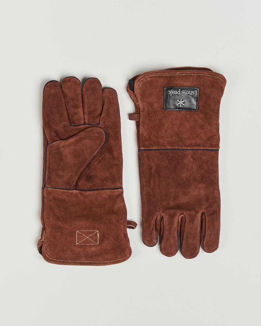 Snow Peak Fireside Gloves Brown – Marrón