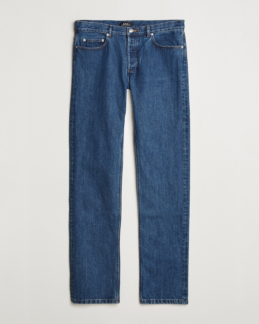 A.P.C. New Standard Jeans Washed Indigo – Azul
