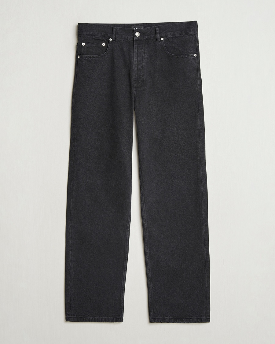 A.P.C. Fairfax Jeans Washed Black – Negro