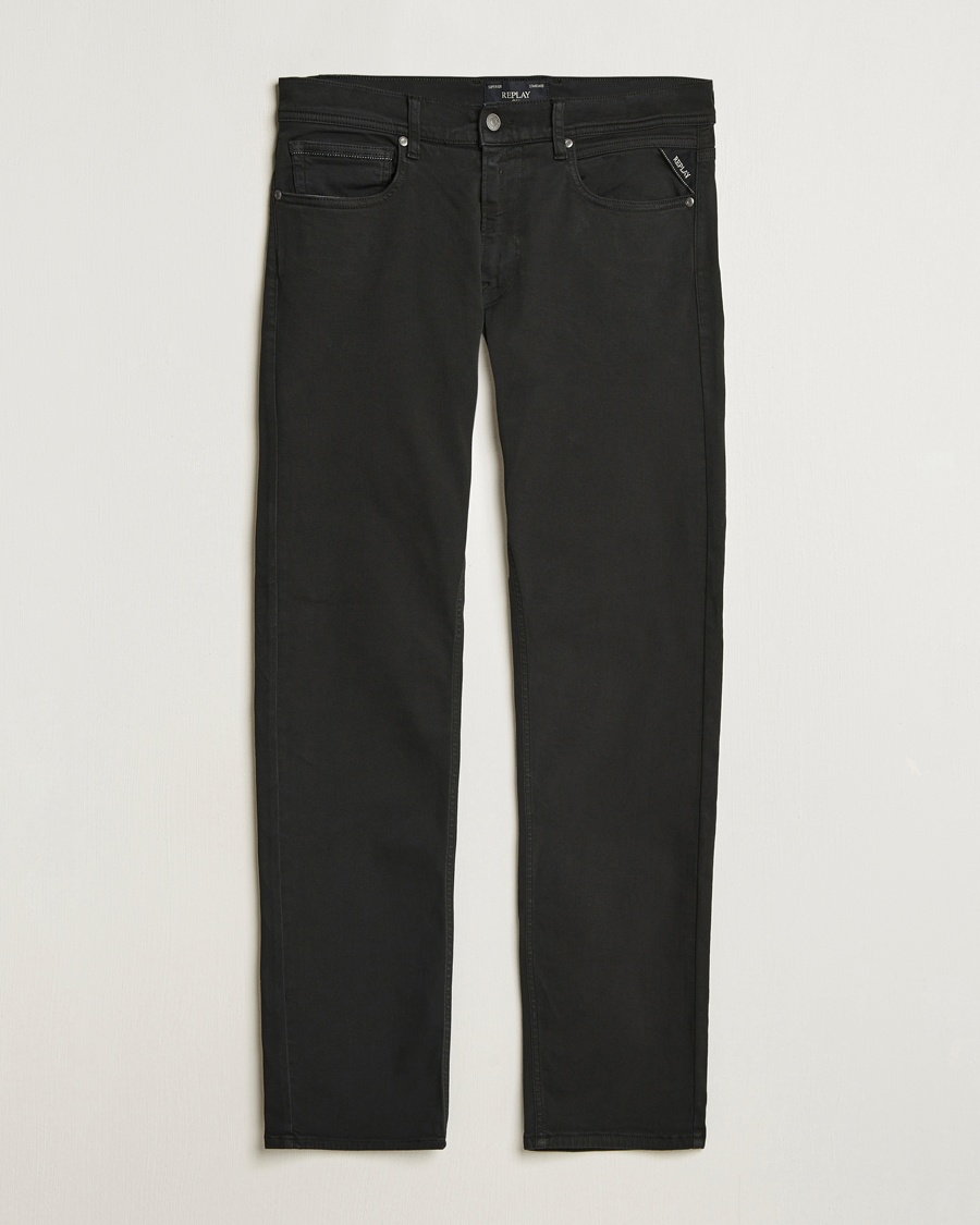 Replay Grover Hyperflex 5-Pocket Pants Black – Negro