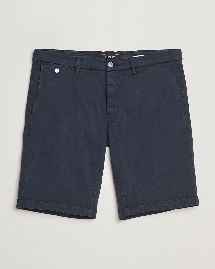 Replay Benni Hyperflex Shorts Navy – Azul