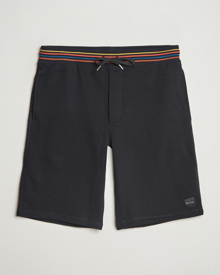 Paul Smith Artist Rib Sweatshorts Black – Negro