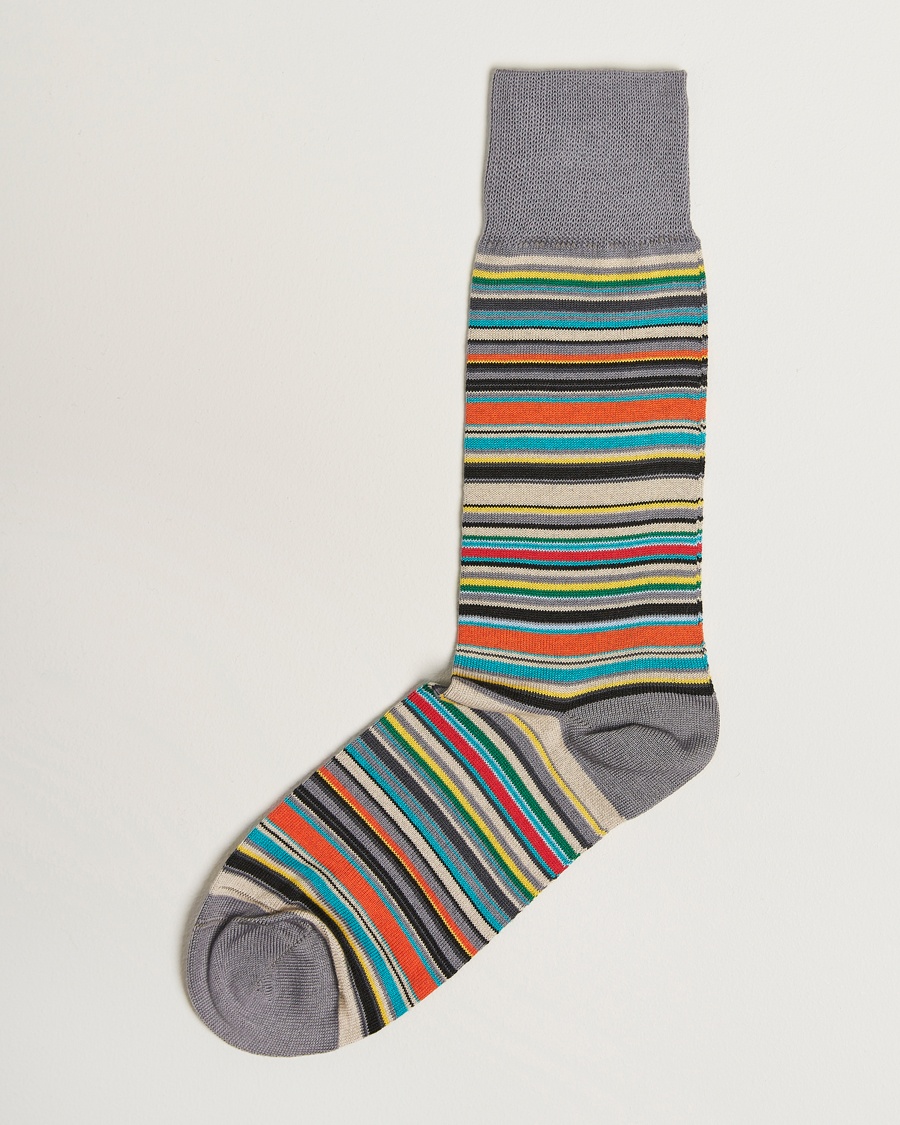 Paul Smith Mulitstripe Socks Grey – Multicolor