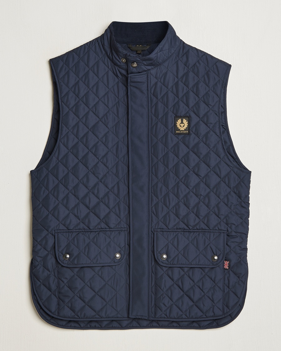 Belstaff Icon Gilet Dark Ink – Azul